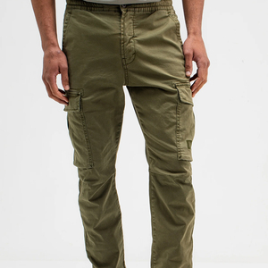 Pantalon cargo pour homme, design décontracté avec poches, matière respirante, tissu en coton, pantalon cargo à coupe décontractée, port quotidien, pantalon cargo - Product Image 6