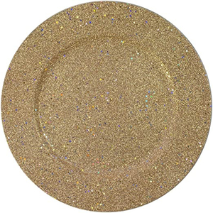 Restaurant de fête de mariage au prix de gros plaques de chargeur en métal en acier inoxydable de haute qualité avec finition dorée - Product Image 1