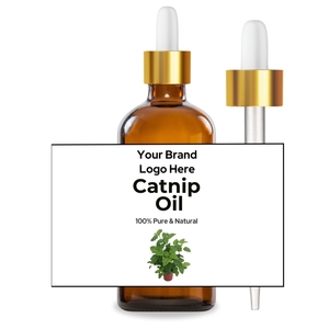 Marque privée OEM de qualité supérieure Huile essentielle d'herbe à chat Nepeta Cataria Type pur - Product Image 1