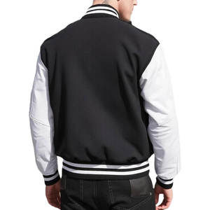 Fabricante de Chaquetas Varsity Personalizadas, Tela Gruesa, Chaquetas Varsity de Béisbol Tipo Bomber Extra Grandes para Hombre, OEM Personalizado - Product Image 2