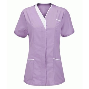 Conjuntos de uniformes de hospital de LICRA elásticos a la moda personalizados al por mayor, traje de Jogger para enfermeras, médicos y médicos - Product Image 6