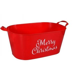 Cubo decorativo de metal de Navidad perfecto para ideas de arreglos florales de vacaciones para restaurante en casa y decoración de eventos - Product Image 5