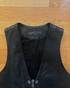 Fermeture à glissière gilet en cuir vestes moto véritable peau de vache Outback Biker Pakistan fait élégant gilet en cuir respirant - Product Image 6