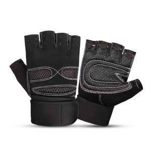 Gants d'haltérophilie en néoprène de haute qualité pour hommes pour l'entraînement d'haltérophilie Gym Fitness Cross Training-Conception de doigts courts - Product Image 6