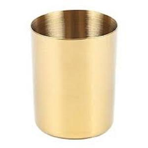 Manufacturer Direct Selling Round Natural Finished Leaves <b>Covered</b> Metal <b>Toothbrush</b> Holder <b>for</b> Hotel - Product Image 5