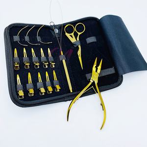 Alicate para extensiones de cabello de acero inoxidable respetuoso con el medio ambiente de Nomex International, presión de cuentas, logotipo personalizado, belleza privada, cuidado Personal - Product Image 3