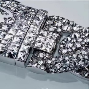 ประกายความหรูหราที่ไม่มีใครเทียบได้ด้วยโซ่เชือกสีเหลืองทองที่14kt ของเราประดับด้วยเพชรโมอิสซาไนต์ที่ช่วยเพิ่มลุคของคุณ - Product Image 2