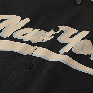 Nouveau produit Explosion veste de baseball avec logo imprimé pour hommes tendance universitaire bombardier universitaire veste de baseball pour hommes - Product Image 5