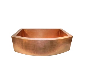 Simple puits rond avant ferme barre de cuivre seau évier nouvelle cuisine à la main cuivre seau hôtels-fabricant direct fournisseur - Product Image 3