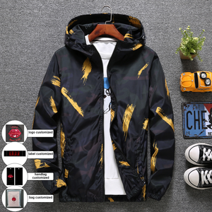 Hermoso estilo Conjuntos personalizados para hombres Ropa de calle ligera Chándal de nailon Conjunto de pantalones cortos cortavientos para hombres - Product Image 2