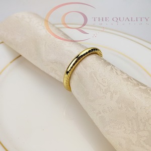 Ronds de serviette élégants en métal pour la mise en table, écologiques, conçus pour la restauration à domicile, les hôtels, les mariages et les décorations d'occasions spéciales - Product Image 5