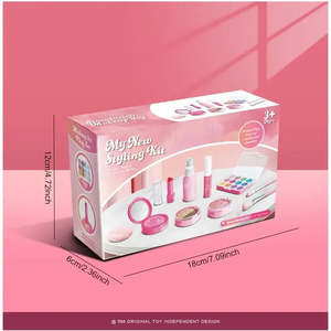 Children's <b>Makeup</b> Beauty <b>Box</b> Plastic Caja De Belleza De Maquillaje for Girls - Product Image 3