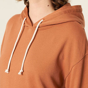 Sweat-shirt à capuche 100% coton pour femmes, sweat-shirt bio, sweat-shirt grande taille pour femmes, sweat-shirt classé parmi les meilleurs, OEM ODM, sweat-shirts pour femmes - Product Image 2