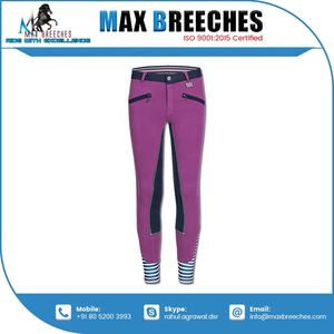 Jodhpurs เสื้อกางเกงสำหรับขี่ม้าเสื้อกีฬาขี่ม้าทำจากซิลิโคนพิมพ์ลายอินเดีย - Product Image 5