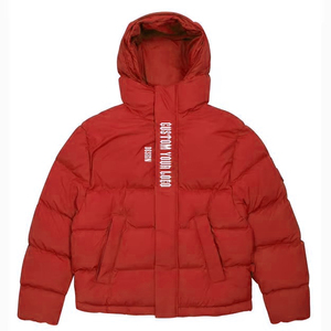 Venta al por mayor logotipo personalizado Oem impresión invierno algodón abrigo burbuja chaqueta hombres de gran tamaño al aire libre hombres Puffer chaquetas y abrigos - Product Image 2