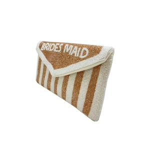 Bolso de Mano de Lujo con Cuentas para la Noche, Correa de Cadena, Estilo Moderno, Forro de Algodón Liso, Cierre Magnético, Diseño Personalizado para Bodas - Product Image 4