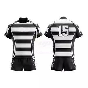 Offre Spéciale 2025 Logo personnalisé imprimé en gros maillot de rugby personnalisé sublimé uniforme de football de rugby - Product Image 4