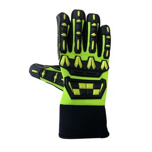 Guantes mecánicos de alta calidad hechos a medida 2024, cuero sintético cómodo y duradero para protección en el trabajo, uso General - Product Image 1