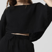 Qualité supérieure Logo personnalisé Sweat à capuche sport couleur unie Sweat à capuche pour femme Vêtements Pantalons 2 pièces Ensembles
