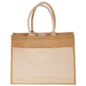 ถุงผ้าปอกระเจาธรรมชาติเป็นมิตรต่อสิ่งแวดล้อมออกแบบได้ตามต้องการนำกลับมาใช้ใหม่ได้ทันสมัยและยั่งยืน - Product Image 1