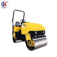 Compacteur de rouleau de route d'asphalte vibrant à double tambour minimum de 2 tonnes moteur Changchai pour un pavage efficace des routes