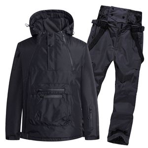 Unisex 2025 chaqueta de Snowboard de invierno conjunto de traje de esquí con capucha al aire libre Snowboard conjunto cálido para esquiar - Product Image 3