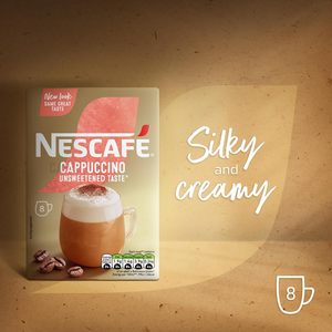 <b>NESCAFE</b> Gold <b>Cappuccino</b> <b>Unsweetened</b>, Pack of 8 - Product Image 5