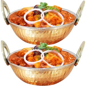 Kadai en métal fer forgé moderne et écologique fait à la main avec couvercle, ustensiles de cuisine indiens avec poignée pour la maison, le restaurant, la cuisine - Product Image 4