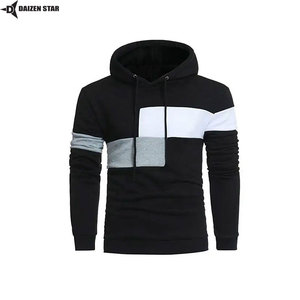Sudadera con Capucha para Hombre, Invierno, 100% Algodón, Forro Polar Ecológico, Transpirable, Resistente al Viento, Estilo Casual Urbano, Color Sólido, Teñido Liso, OEM/ODM - Product Image 3