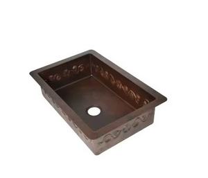 Évier en cuivre fait à la main de haute qualité pour décor de cuisine et de salle de bain - Product Image 5