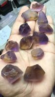 Haute qualité 50-50 séparation naturelle bicolore amétrine pierres précieuses brutes mélange forme amétrine cristal au prix de gros