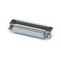 Conector macho de alta calidad de 37 pines DIP R/A tipo ángulo recto DB37 conector de 37 pines para PCB