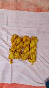 ริบบิ้นผ้าไหมส่าหรีรีไซเคิลแบบย้อมสีเขียวสำหรับงานถักไหมพรมด้วยมือผลิตตามสั่งสำหรับร้านค้าจำหน่ายต่อ - Product Image 2