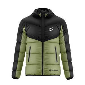 2026 Latest Design Premium Quick Dry Men Puffer <b>Jackets</b> Winter New Fashion Customized Long Sleeves Zipper Print Plus Size - Product Image 4