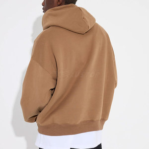 เสื้อฮู้ดไหล่ตกสบายลำลองสำหรับผู้ชายขนาดพิเศษทันสมัยสไตล์ล่าสุด - Product Image 5