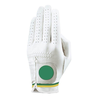 Guantes de Golf Personalizados Profesionales Ajustables de Piel de Oveja para Mano Derecha, Diseño Ligero de Ajuste Cómodo con Dedos Completos, Materiales Premium