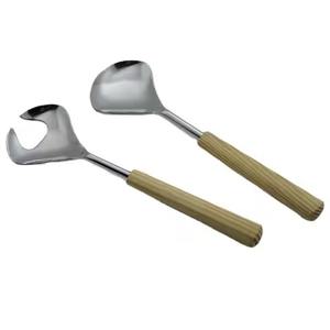 Nouveau serveur de salade en bois de conception pour des accessoires de cuisine - Product Image 2