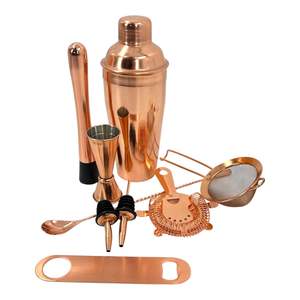 Elegante Juego de Herramientas de Barra de Metal Moderno y Ecológico, Accesorios de Barman de Acero Inoxidable Diseñados para Mezclar Cócteles en Casa - Product Image 2