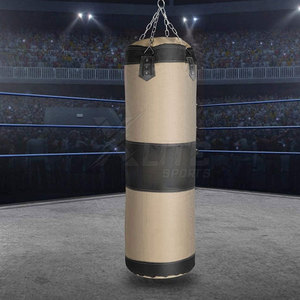 Premium Heavy Duty Punching <b>Bag</b> Unisex Leather Sands for <b>Training</b> Workout Durable Construction Strength Conditioning Skill - Product Image 3