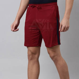 Shorts décontractés pour hommes, style nouveau, sur mesure, couleur unie, service OEM, haute qualité, séchage rapide, respirant, polyester/coton, fabriqué au Pakistan - Product Image 3