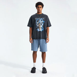 Premium Men's Casual Oversized T-<b>Shirts</b> Loose Fit 100% Cotton V-Neck <b>Half</b> Sleeve Breathable Anti-Pilling Quick Dry Summer <b>Shirt</b> - Product Image 5