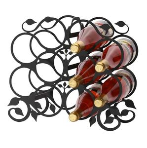 Estante metálico de diseño personalizado al por mayor para el hogar, restaurante, boda, fiesta decorativa, bar, estante de vino, organizador de almacenamiento de botellas - Product Image 1