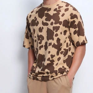 Personalizado al por mayor su logotipo de la marca 100% algodón en blanco de gran tamaño hombres camiseta Plain Boxy Casual hombres camisetas - Product Image 4