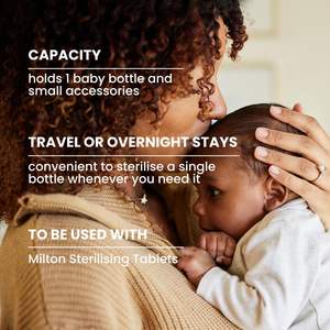 Stérilisateur de voyage solo 2 en 1, micro-ondes et eau froide, stérilisateur de biberon portable - Product Image 5