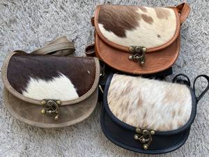 Nuevo bolso elegante de piel de vaca para mujer, bolso bandolera, bolso de compras, gran oferta, diseño único, bolso hecho a mano, regalo para ella - Product Image 6
