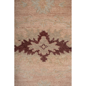 Alfombra de Lana Anudada a Mano Savana, Patrón de Medallón Rosa y Morado, para Decoración de Sala de Estar, Alfombra Rectangular de 9x12 para Pasillo o Habitación -Lca-7065 - Product Image 3