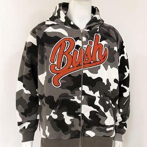 Sudadera con Capucha y Cremallera para Hombre, Diseño Camuflado, Nuevo Estilo, 100% Algodón Tejido - Product Image 1