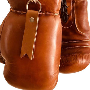 Guantes de Boxeo Profesionales de Alta Calidad Hechos a Medida para Entrenamiento de MMA, de Cuero Genuino, con Cordones, Impermeables - Product Image 6