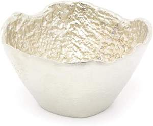 Tazón de Metal hecho a mano para servir comida, tazón decorativo para mesa de comedor, tazón para servir frutas para el hogar - Product Image 5