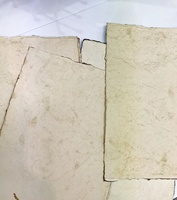Feuilles vintage de 150 à 400 g/m², papier antique vieilli, fait à la main, papier historique, artisanal, papier écologique, fabriqué en Inde